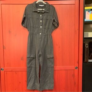 Zara Kids Gray Jumpsuit